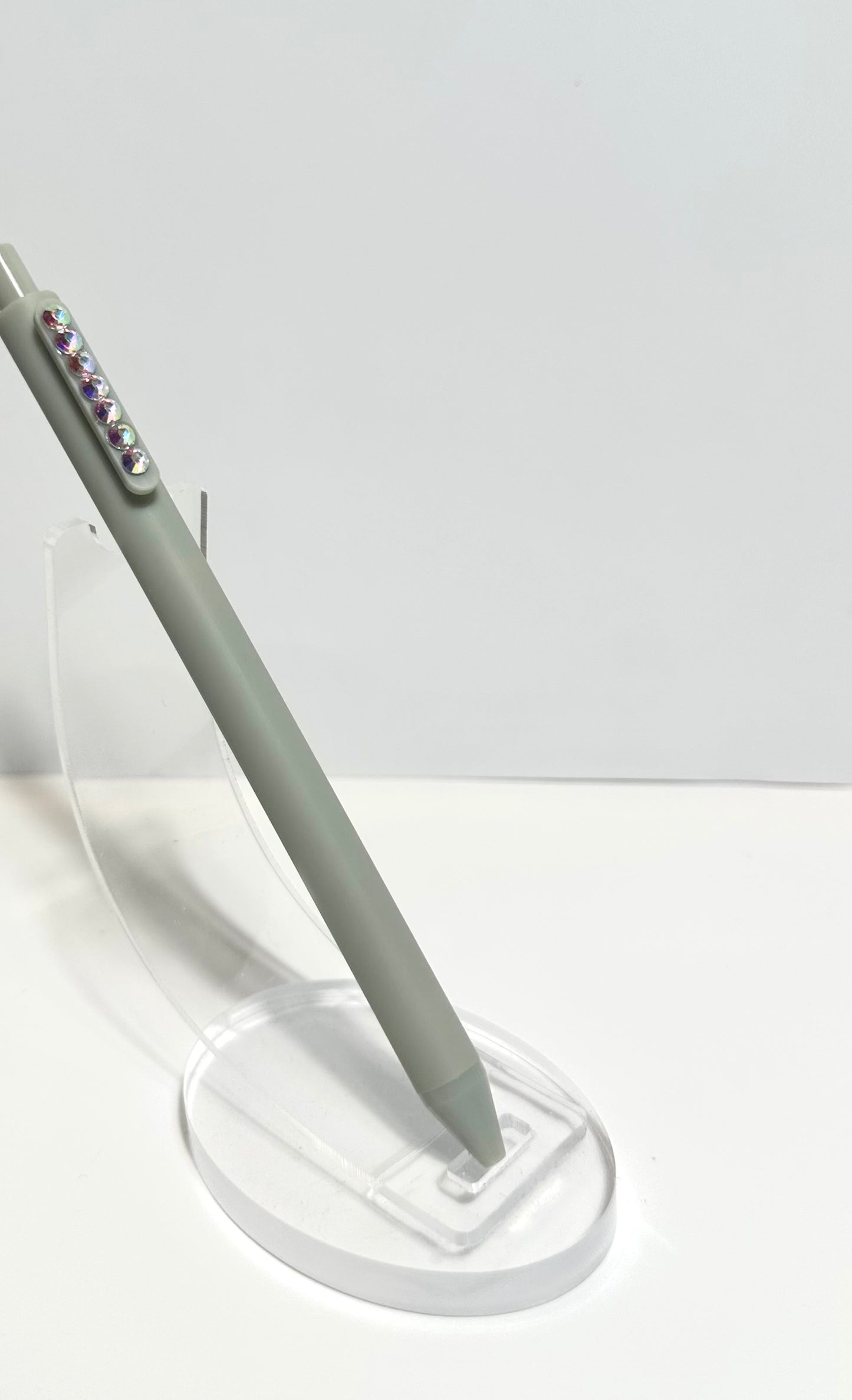 Rhinestoned colored gel, pens, set of six