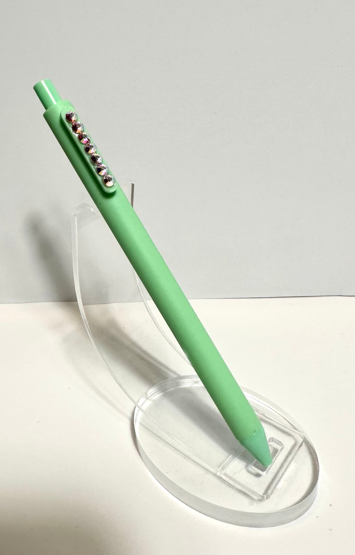 Rhinestoned colored gel, pens, set of six