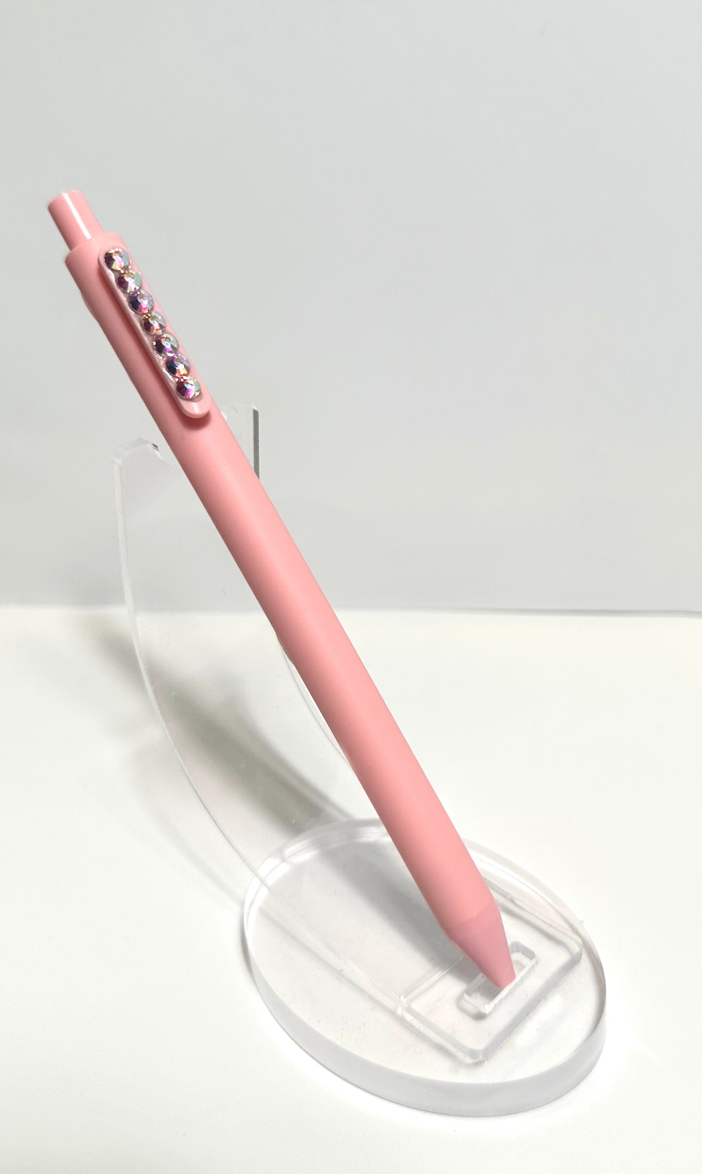 Rhinestoned colored gel, pens, set of six