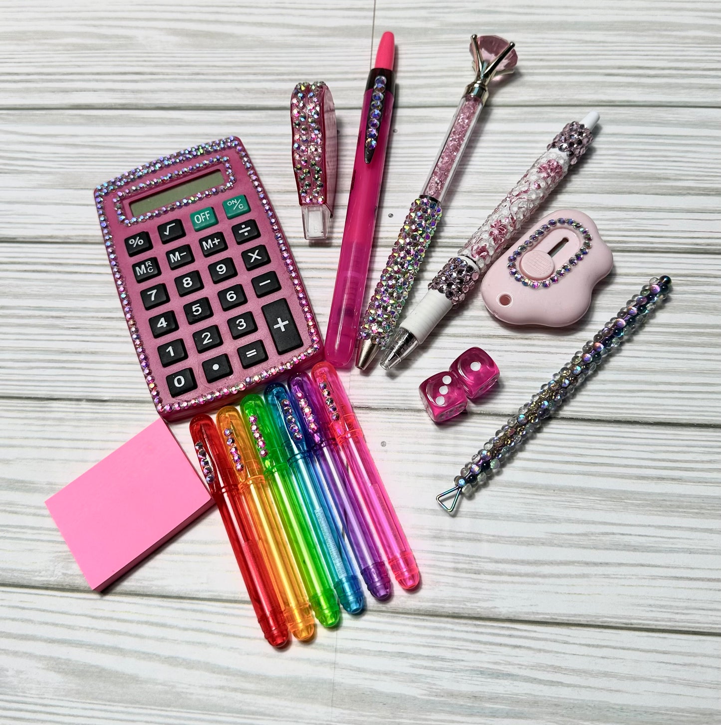 Necessities Bag( to hold all your rhinestoned pens in or just pens).