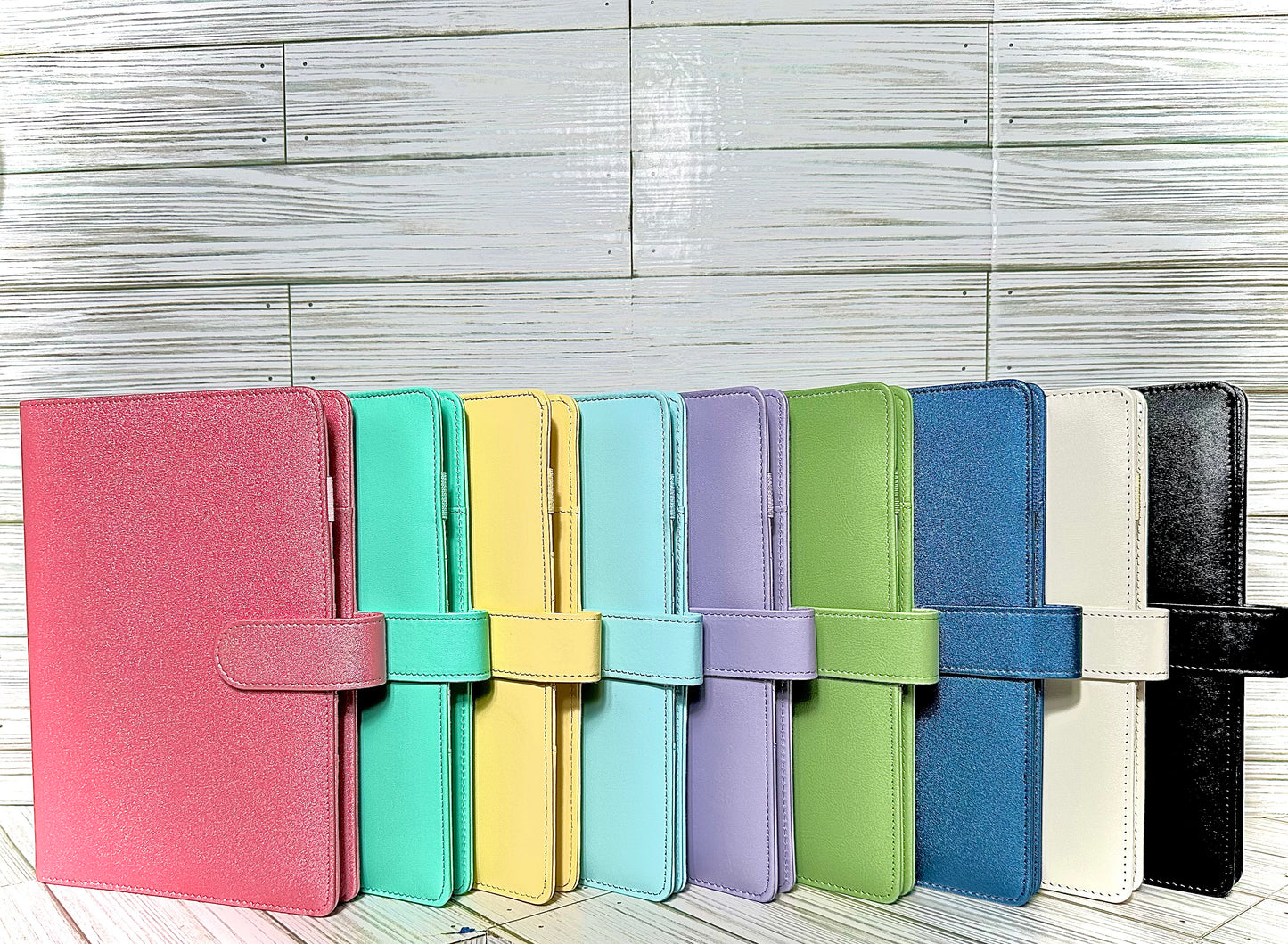 A5  binders for budgets or daily planning.(9.2”length by 6.9 “width)with your choice of vinyl and rhinestones