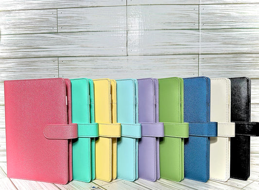 A5  binders for budgets or daily planning.(9.2”length by 6.9 “width)with your choice of vinyl and rhinestones